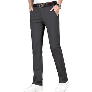 NWT (31 X 34) CHARCOAL SLIM FIT STRETCH CHINOS